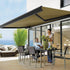 4.0m x 3.0m Retractable Folding Arm Awning Heavy Duty Full Cassette Motorised | Outdoorium