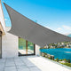 4m x 6m Grey Rectangle Sun Shade Sails for Patios Sun UV Outdoor Canopy Backyard Sunshades | Home & Garden > Shading > Umbrellas & Sunshades