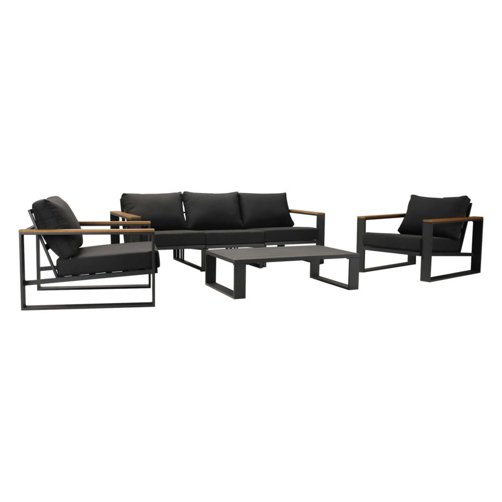 5 Seater Grandeur Lounge Suite – White | Outdoorium
