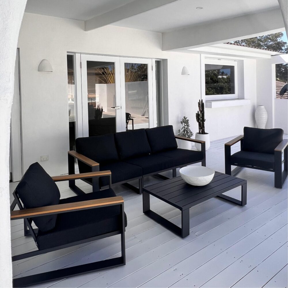 5 Seater Grandeur Lounge Suite – White | Outdoorium