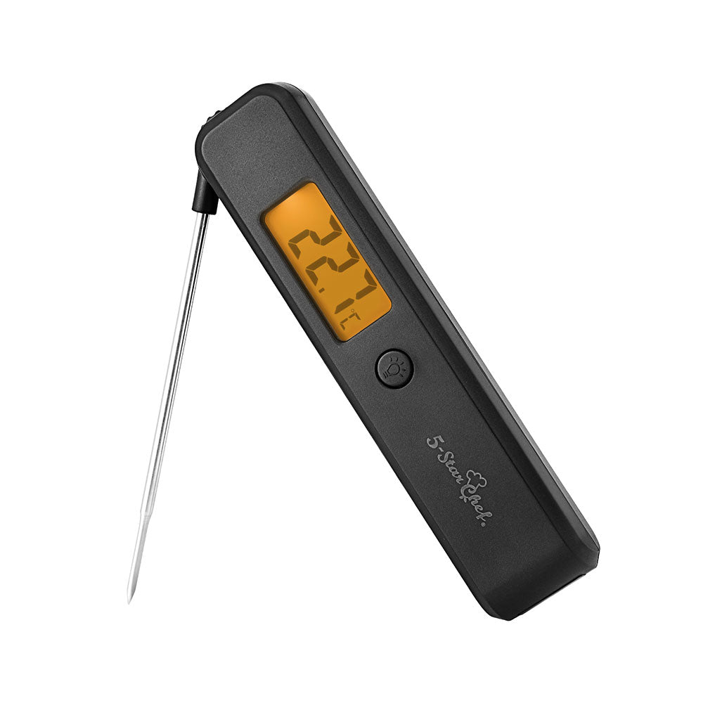 5 - star Chef Food Thermometer  BBQ Meat Instant Read Cooking Fast Smoker Jam Pizza - Outdoorium