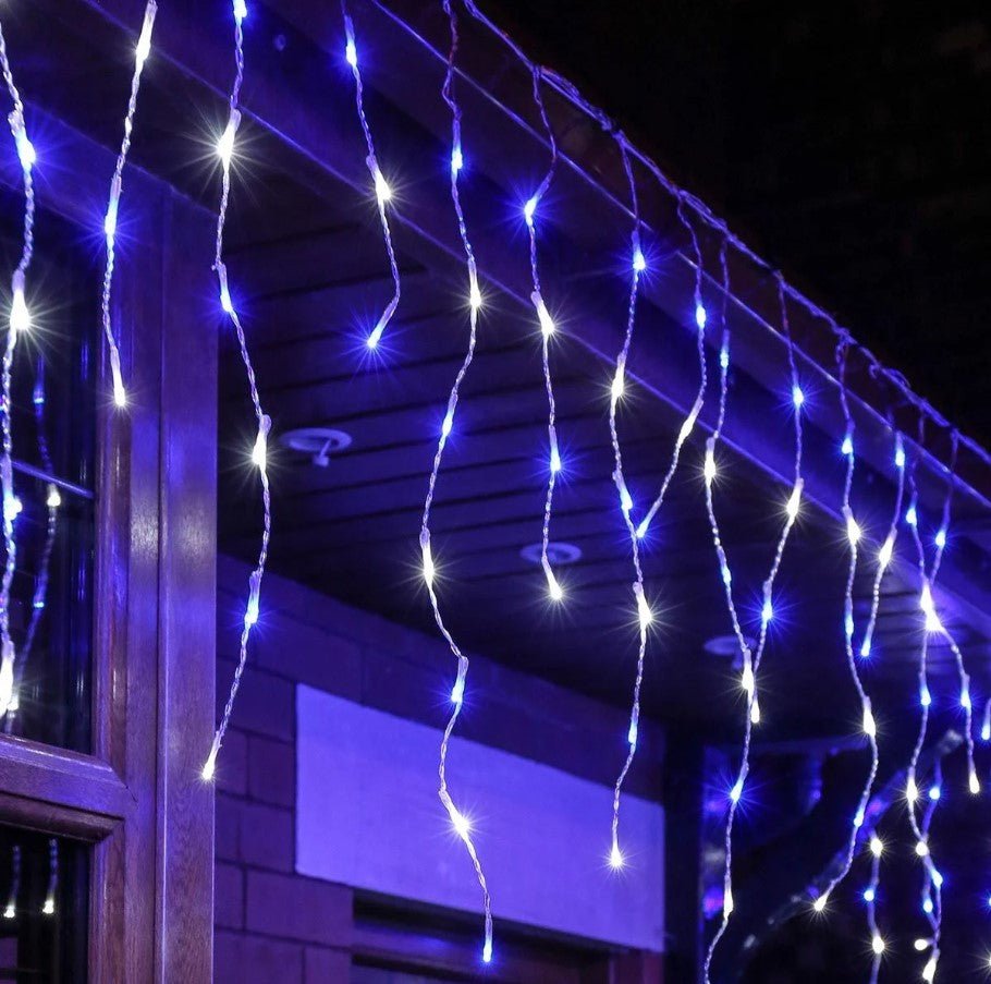 500 LED Icicle Lights – available in 4 Colors - Multicolor - Outdoorium