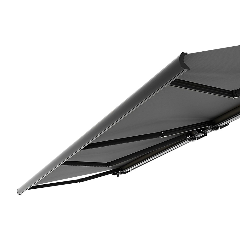 5.0m x 3.0m Retractable Folding Arm Awning Heavy Duty Full Cassette Motorised | Home & Garden > Shading
