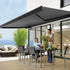 5.0m x 3.0m Retractable Folding Arm Awning Heavy Duty Full Cassette Motorised - Outdoorium