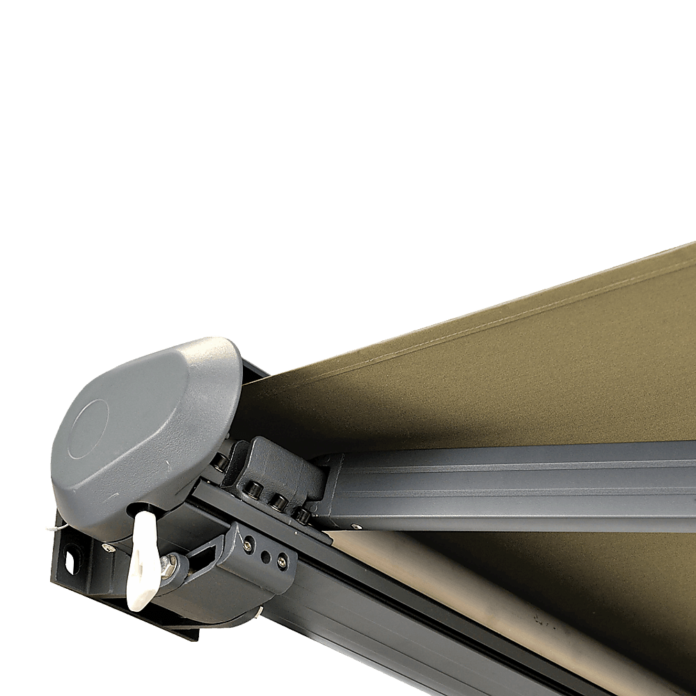5.0m x 3.0m Retractable Folding Arm Awning Heavy Duty Full Cassette Motorised | Home & Garden > Shading > Awnings
