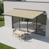 5.0m x 3.0m Retractable Folding Arm Awning Heavy Duty Full Cassette Motorised | Home & Garden > Shading > Awnings