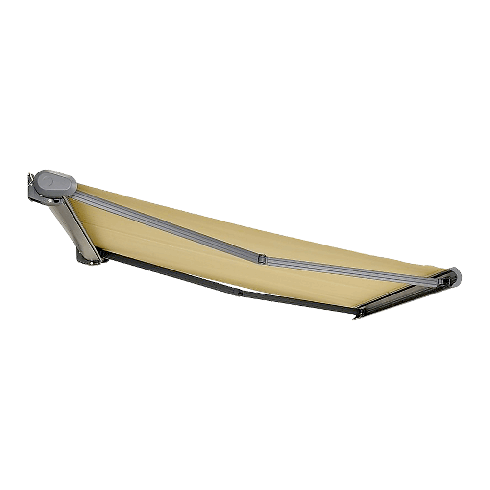 5.0m x 3.0m Retractable Folding Arm Awning Heavy Duty Full Cassette Motorised | Home & Garden > Shading > Awnings