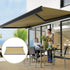 5.5m x 3.0m Retractable Folding Arm Awning Heavy Duty Full Cassette Motorised | Outdoorium