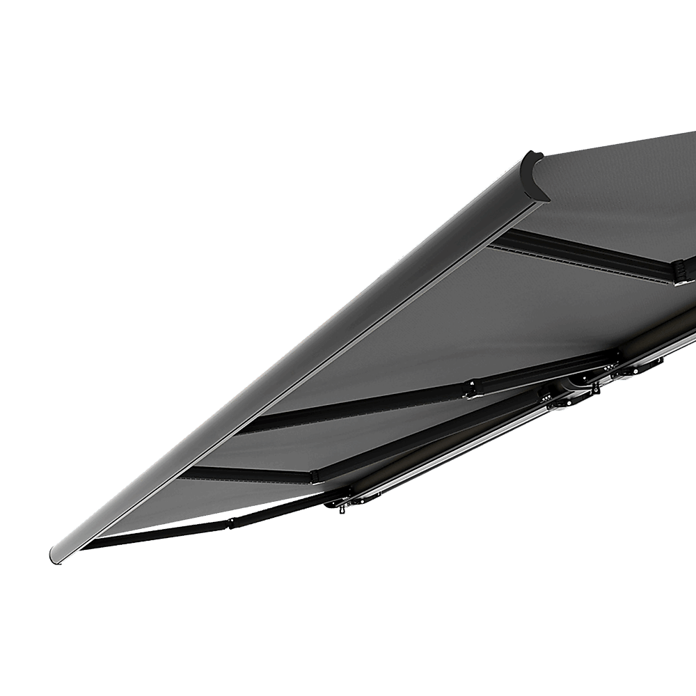 5.5m x 3.0m Retractable Folding Arm Awning Heavy Duty Full Cassette Motorised | Home & Garden > Shading > Awnings