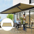5.5m x 3.0m Retractable Folding Arm Awning Heavy Duty Full Cassette Motorised | Outdoorium