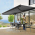 5.5m x 3.0m Retractable Folding Arm Awning Heavy Duty Full Cassette Motorised | Outdoorium
