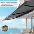 5.5m x 3.0m Retractable Folding Arm Awning Heavy Duty Full Cassette Motorised | Home & Garden > Shading > Awnings