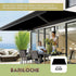 5.5m x 3.0m Retractable Folding Arm Awning Heavy Duty Full Cassette Motorised | Outdoorium