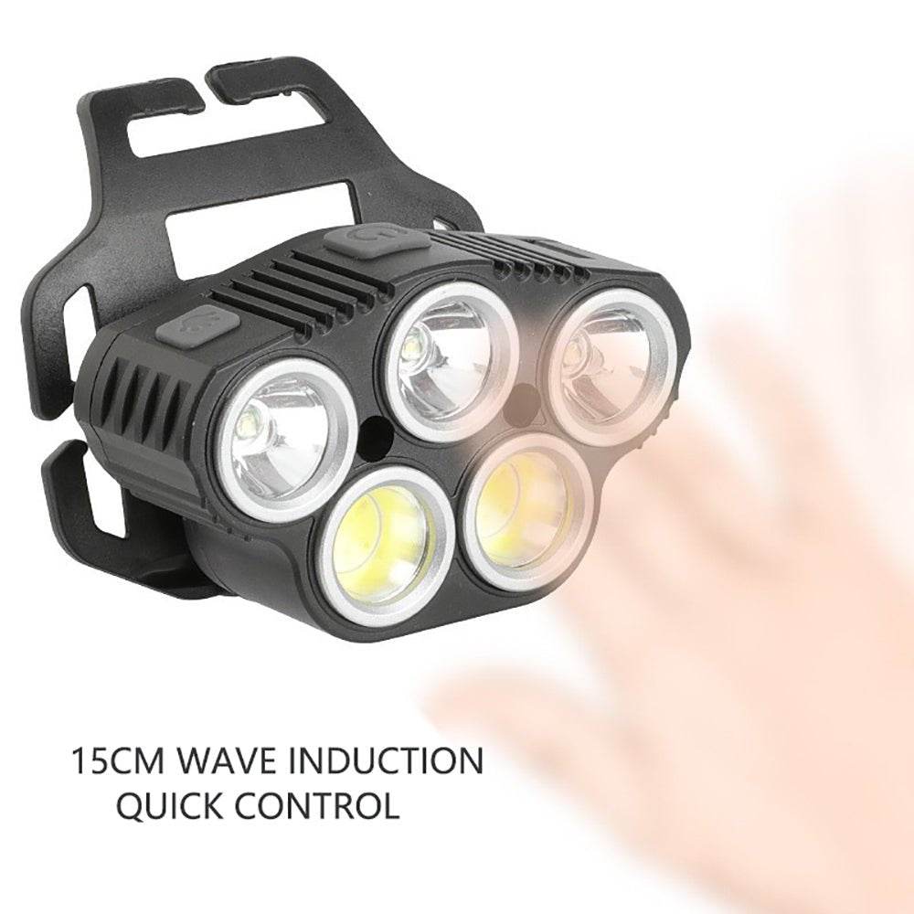 6 Modes LED Head Torch Induction Headlight Camping COB Infrared Strong Lights | Outdoorium