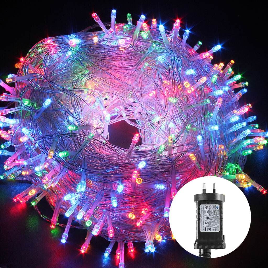 600 Low Voltage LED Bluetooth Speaker & Control Fairy Lights Christmas Decoration Multicolor - Outdoorium