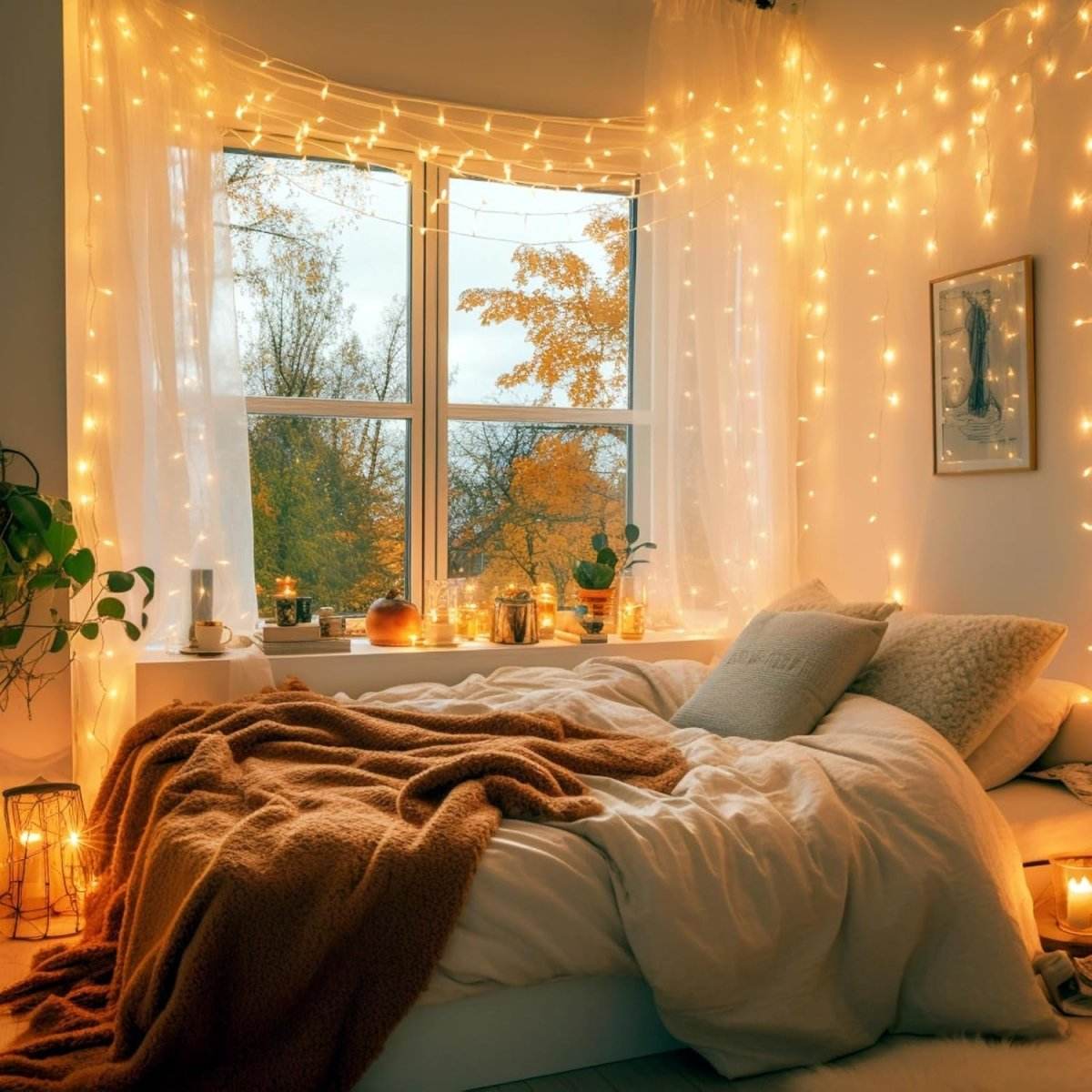 600 Low Voltage LED Bluetooth Speaker & Control Fairy Lights Christmas Decoration Warm White - Outdoorium
