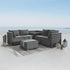 6PCS Outdoor Modular Lounge Sofa Coogee - Grey | Outdoorium