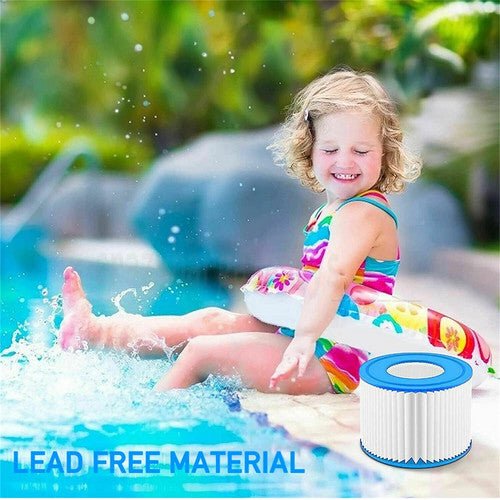 6PCS Replacement Bestway VI Filter Cartridge Inflatable Lay - Z - Spa Filters 58323 | Outdoorium