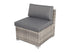 7PC Outdoor Wicker Lounge with Storage Corner (Grey) | Outdoorium