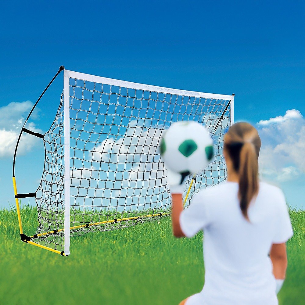 8' x 5' Soccer Football Goal Foot Portable Net Quick Set Up - Outdoorium