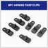 8Pc Awning Tarp Clamp Set Clips Hangers Survival Tent Emergency Grommet | Outdoorium