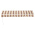 Instahut Retractable Folding Arm Awning Manual Sunshade 3Mx2.5M Beige Brown | Outdoorium