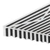 Instahut Retractable Folding Arm Awning Motorised Sunshade 3Mx2.5M Grey White