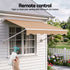 Instahut 2.1 × 2.1m beige motorised pivot arm window awning – additional product image 5