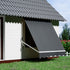 Instahut 2.1 × 2.1m grey motorised pivot arm window awning – product view