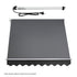 Instahut 2.4 × 2.1m grey motorised pivot arm window awning – additional product image 4