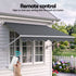 Instahut 2.4 × 2.1m grey motorised pivot arm window awning – additional product image 5
