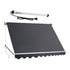 Instahut 2.8 × 2.1m grey motorised pivot arm window awning – additional product image 2