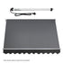 Instahut 2.8 × 2.1m grey motorised pivot arm window awning – additional product image 4