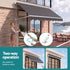 Instahut 2.8 × 2.1m grey motorised pivot arm window awning – additional product image 9