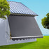 Instahut 3.1 × 2.1m grey motorised pivot arm window awning – product view