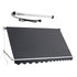 Instahut 3.1 × 2.1m grey motorised pivot arm window awning – additional product image 2