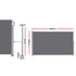 Instahut 1.8X3.5M Side Awning Retractable Privacy Screen Outdoor Sun Shade Grey