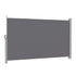 Instahut 1.8X3.5M Side Awning Retractable Privacy Screen Outdoor Sun Shade Grey