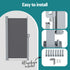 Instahut 2X3.5M Side Awning Retractable Privacy Screen Outdoor Sun Shade Grey