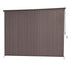Instahut 3X2.5M Outdoor Blinds Awning Roll Down Retractable Knit Fabric Outdoor Blinds Window Shade Brown