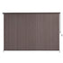 Instahut 3X2.5M Outdoor Blinds Awning Roll Down Retractable Knit Fabric Outdoor Blinds Window Shade Brown