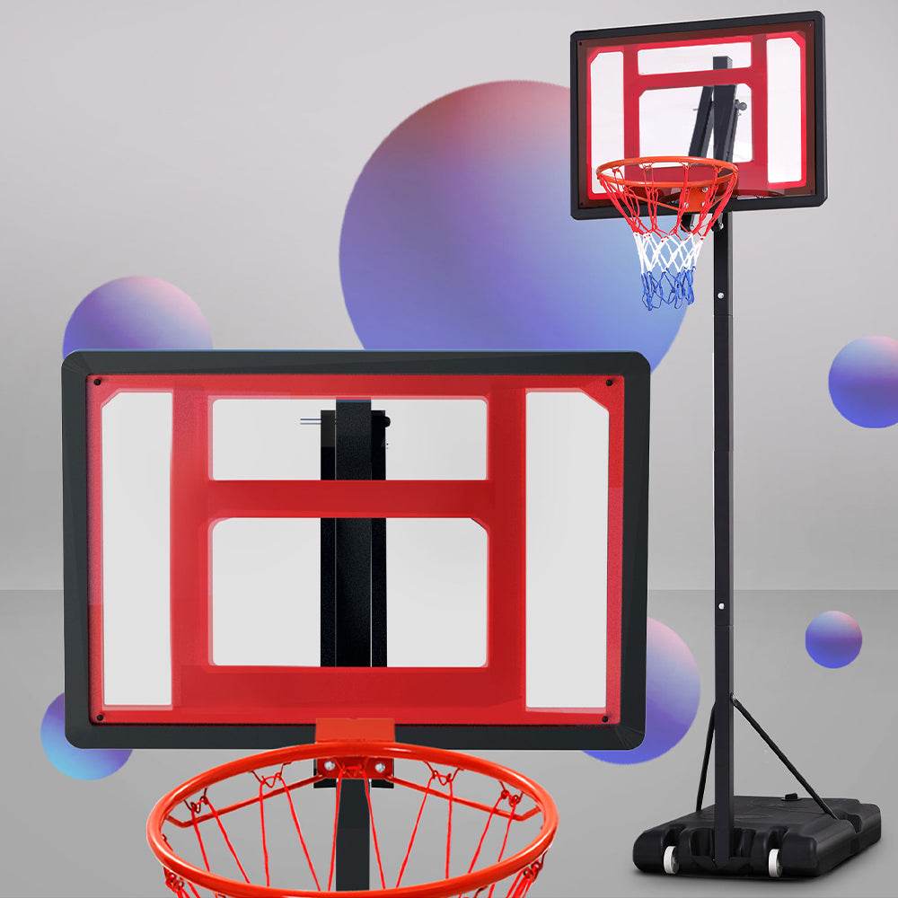 Everfit 2.6M Basketball Hoop Stand System Portable Kid - Outdoorium