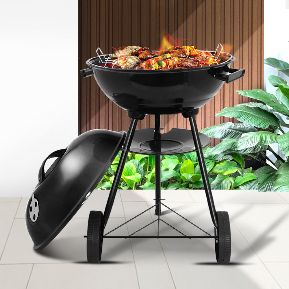 Grillz portable charcoal BBQ grill and smoker