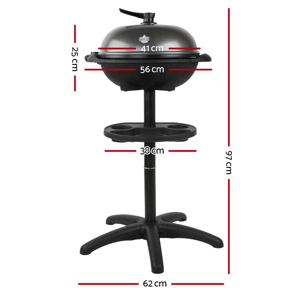 Grillz electric BBQ grill and smoker with stand - image 2