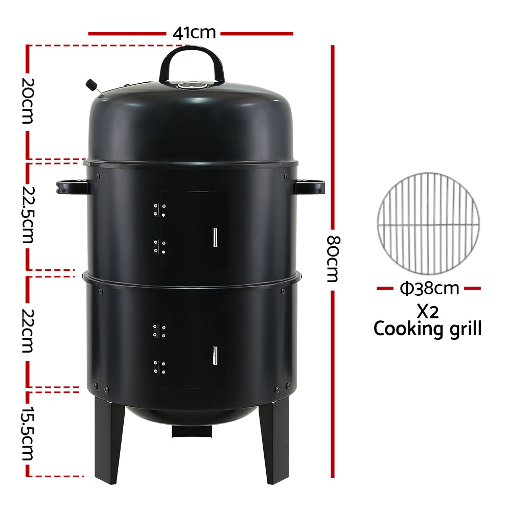Grillz 3-in-1 charcoal BBQ smoker - image 2