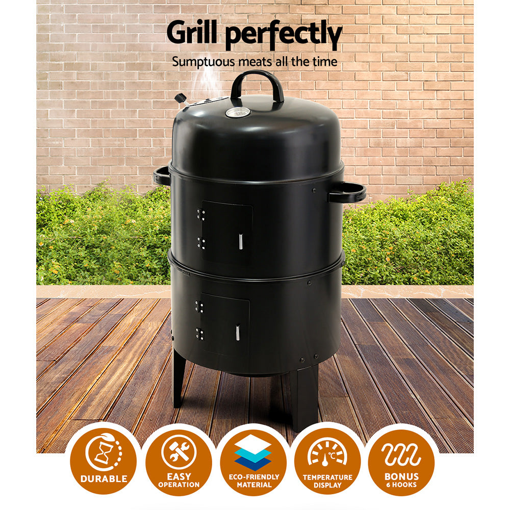 Grillz 3-in-1 charcoal BBQ smoker - image 4