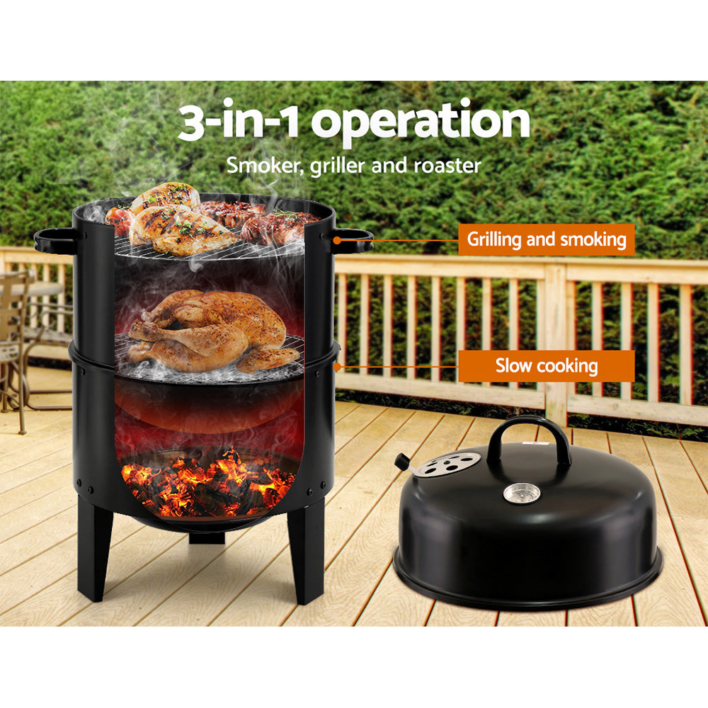 Grillz 3-in-1 charcoal BBQ smoker - image 5