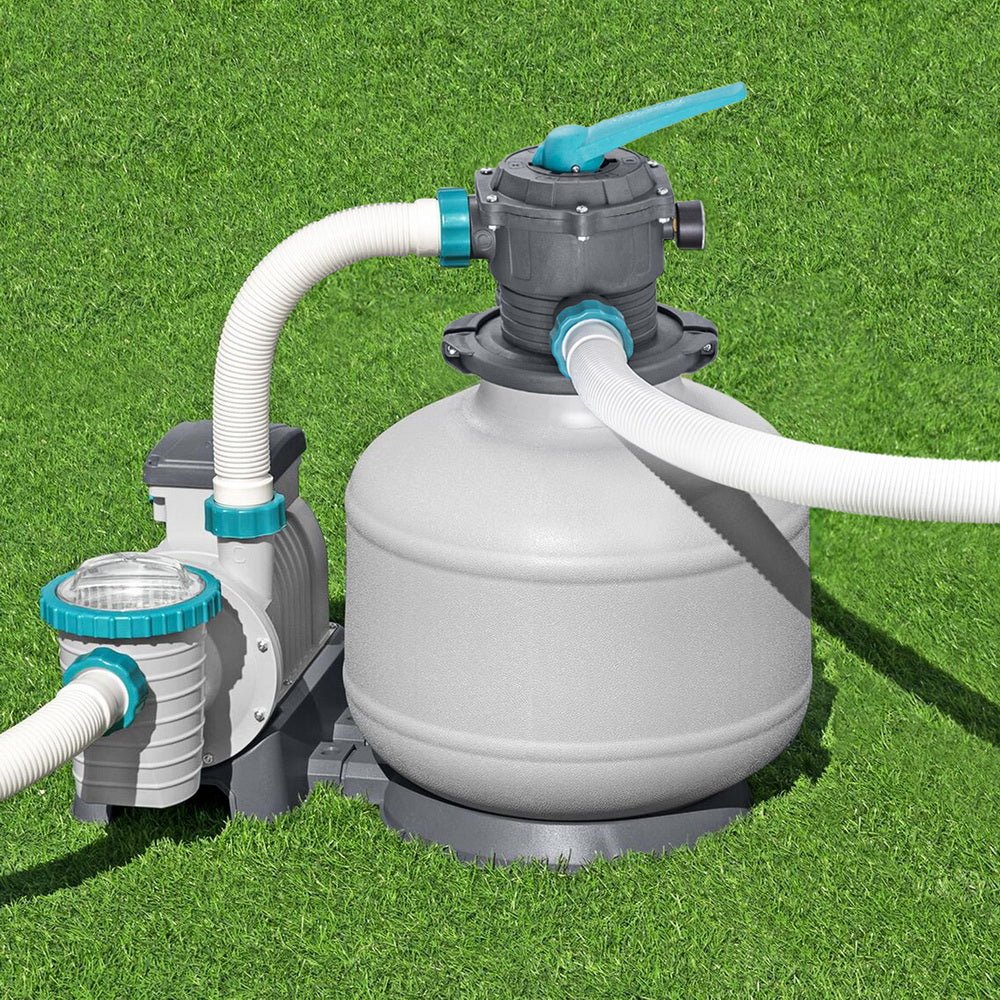 Bestway Pool Pump Sand Filter 3000GPH 11355L/H Pools Flowclear™ Filters | Home & Garden > Pool & Accessories > Swimming Pools
