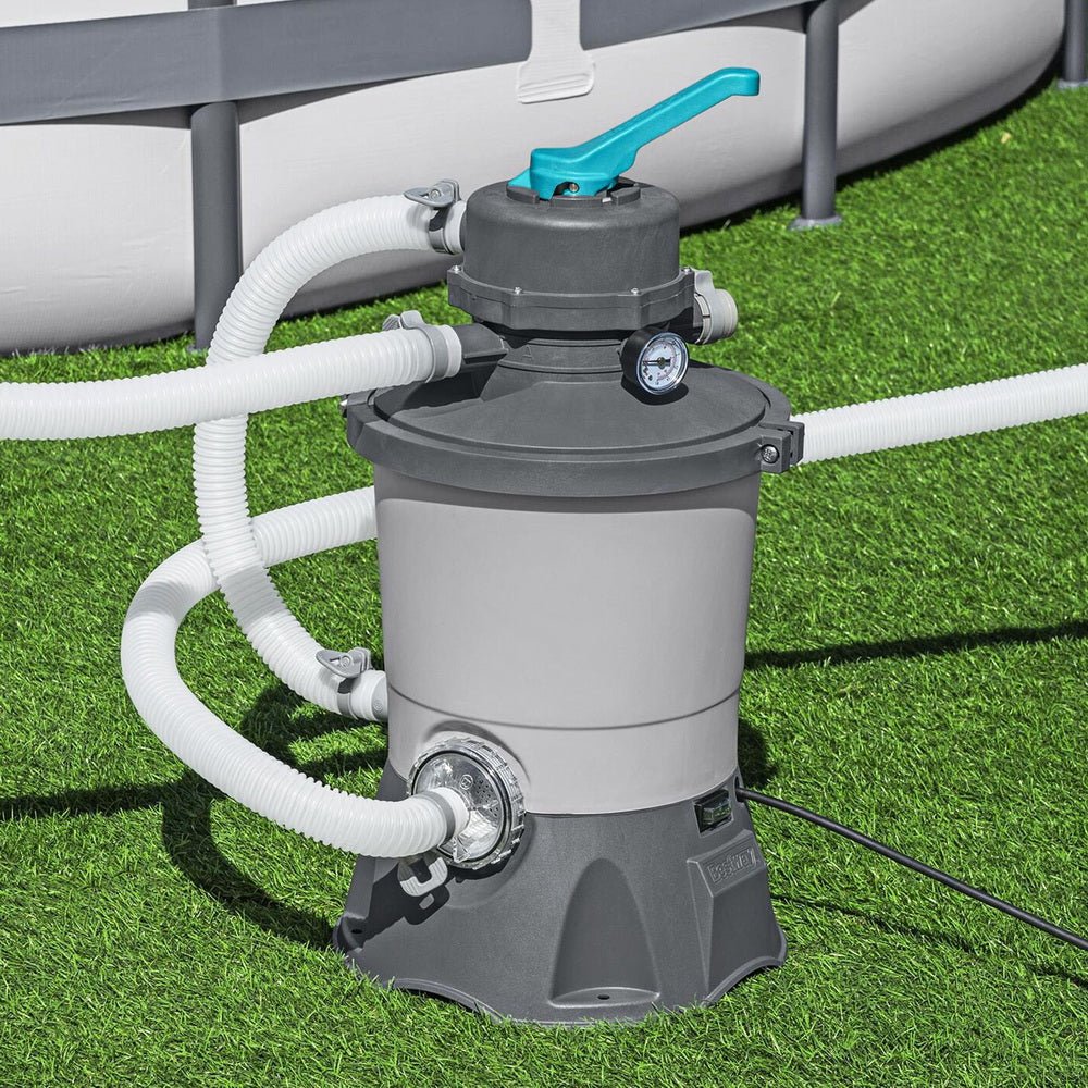 Bestway Pool Pump Sand Filter 800GPH 3028L/H Pools Flowclear Filters | Home & Garden > Pool & Accessories > Swimming Pools