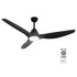 Devanti 64 Inch Ceiling Fan DC Motor w/Light w/Remote - Black